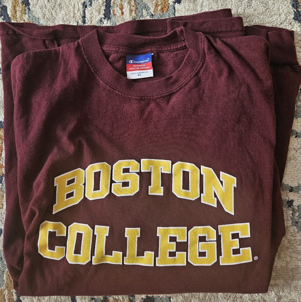Boston College Maroon Vintage Longsleeve Size Womens XL